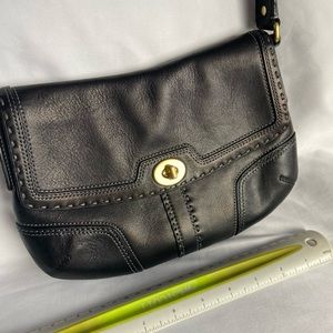 Black coach handbag